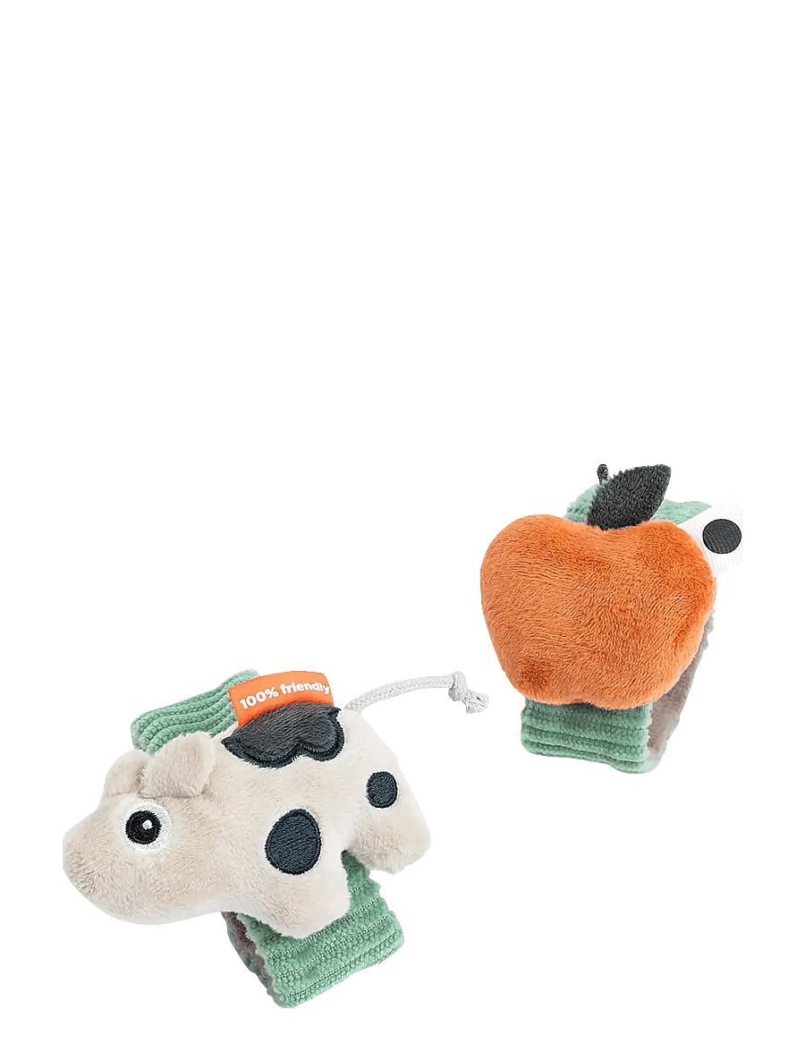 Done by Deer - Wrist rattle set 2-pack Dotti Green - hristur og hringlur - green - 0
