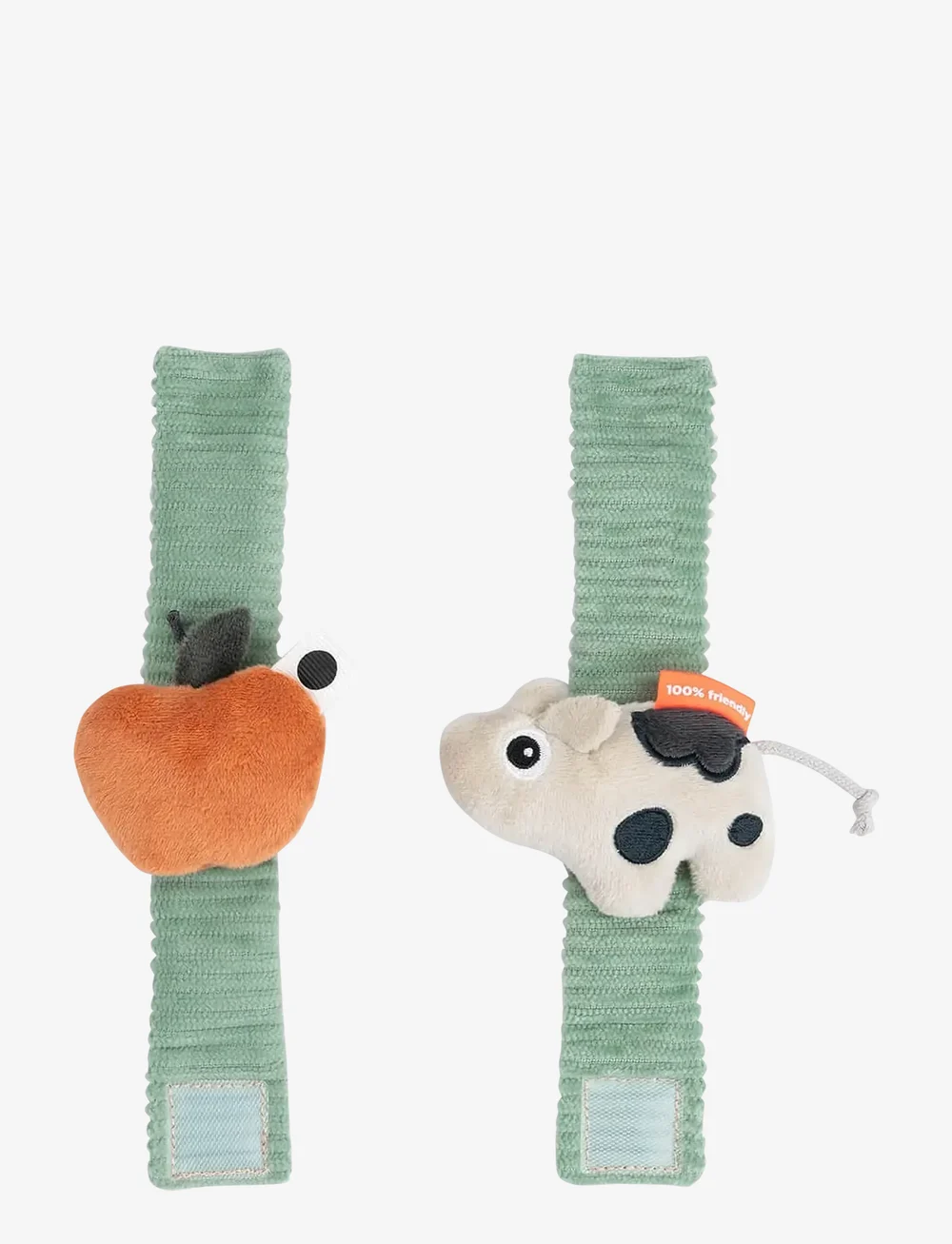 Done by Deer - Wrist rattle set 2-pack Dotti Green - rasseln - green - 1