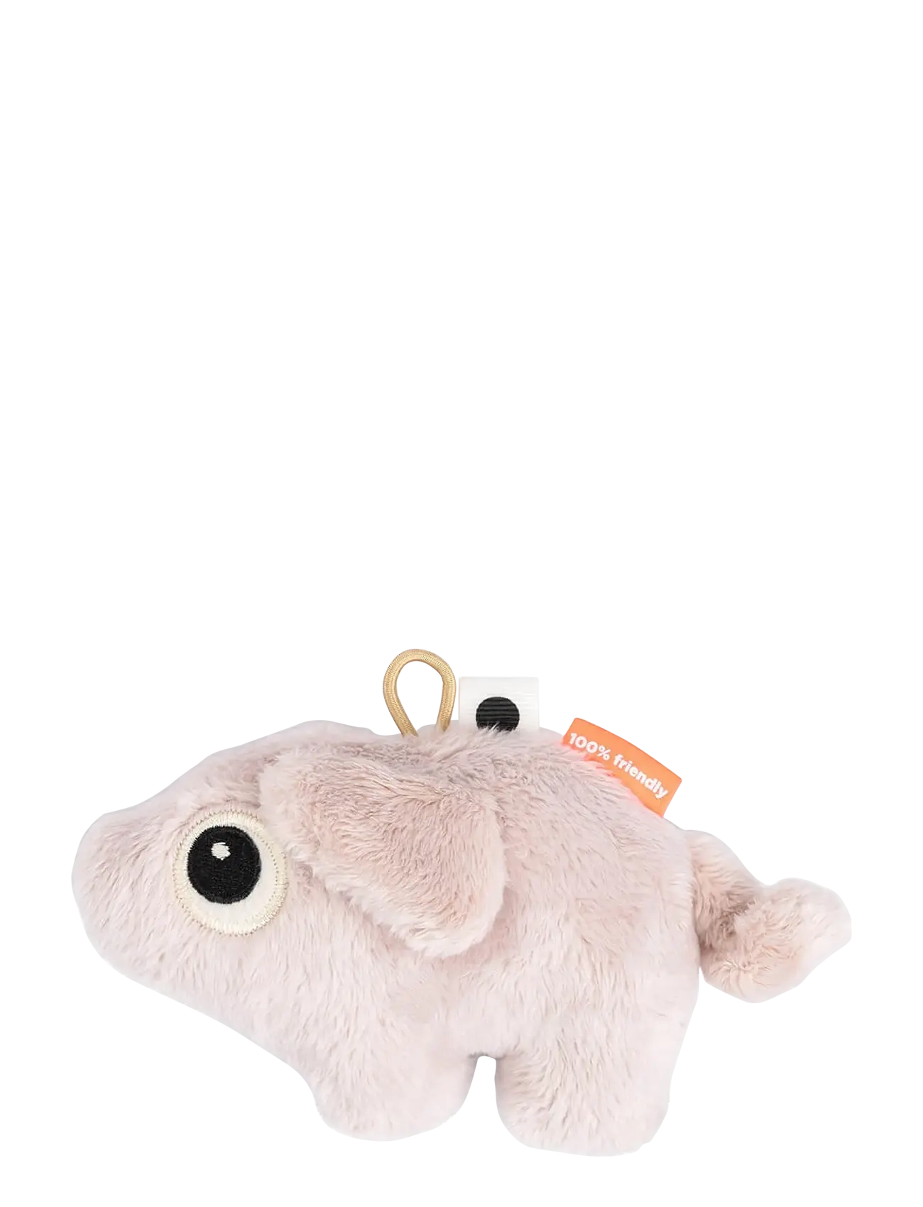 DONE BY DEER Tiny Sensory Rattle Pigee Powder Pink - 14X 9CM - Kinder