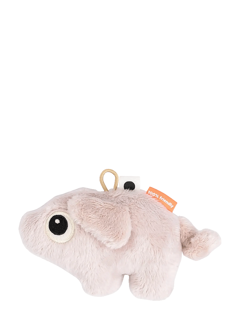 Done by Deer - Tiny sensory rattle Pigee Powder - muusikaga pehmed mänguasjad - powder - 0