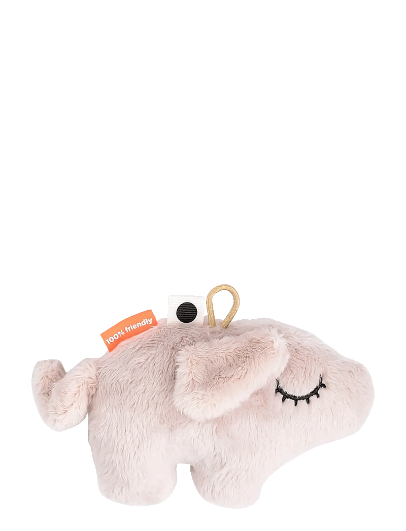 Done by Deer - Tiny sensory rattle Pigee Powder - muusikaga pehmed mänguasjad - powder - 1