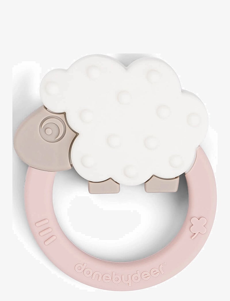 Done by Deer - Teether Sheepy Powder - beißspielzeug - powder - 0