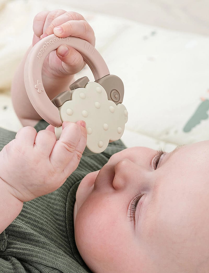 Done by Deer - Teether Sheepy Powder - beißspielzeug - powder - 3