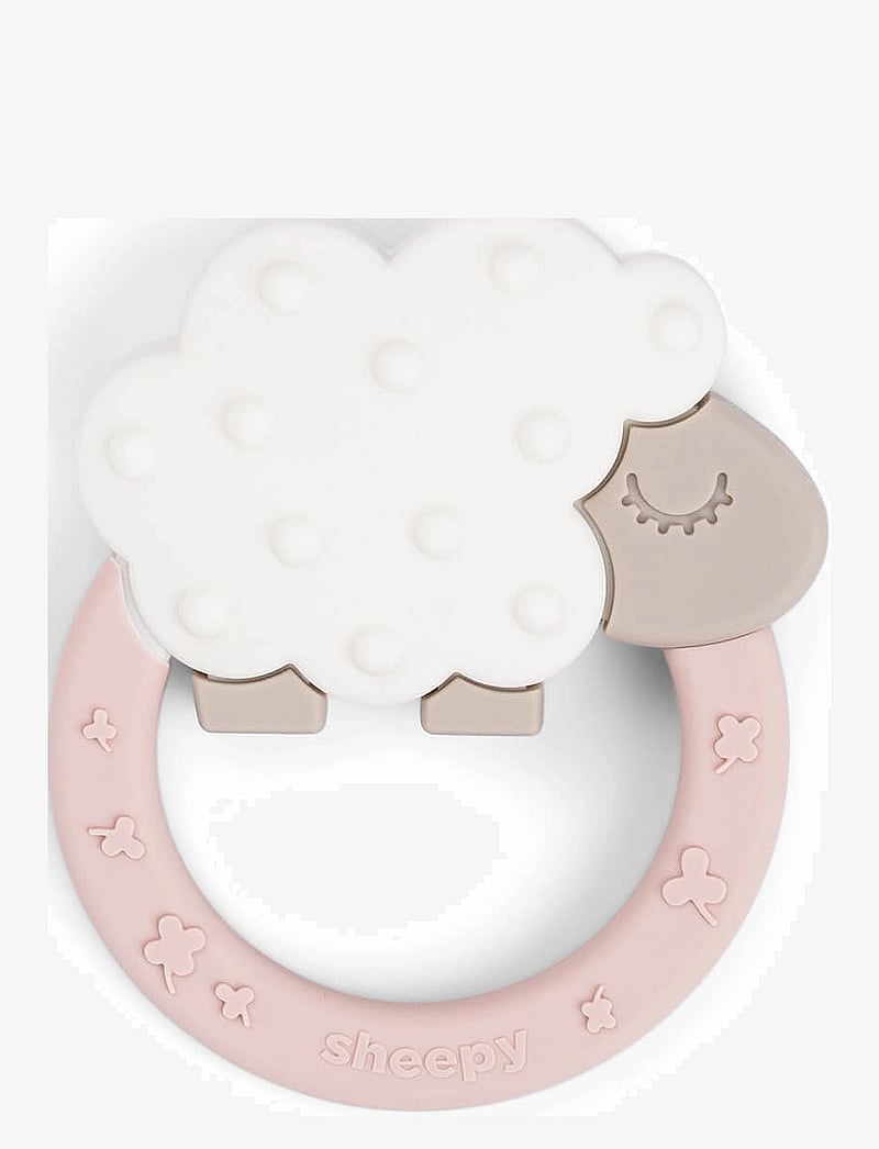 Done by Deer - Teether Sheepy Powder - beißspielzeug - powder - 1