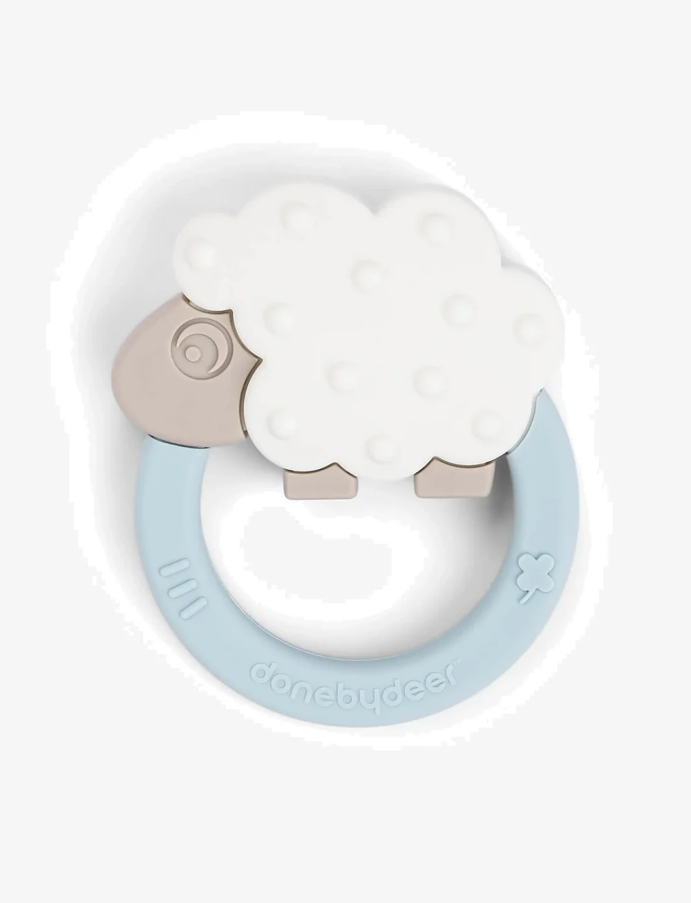 Done by Deer - Teether Sheepy Blue - beißspielzeug - blue - 0