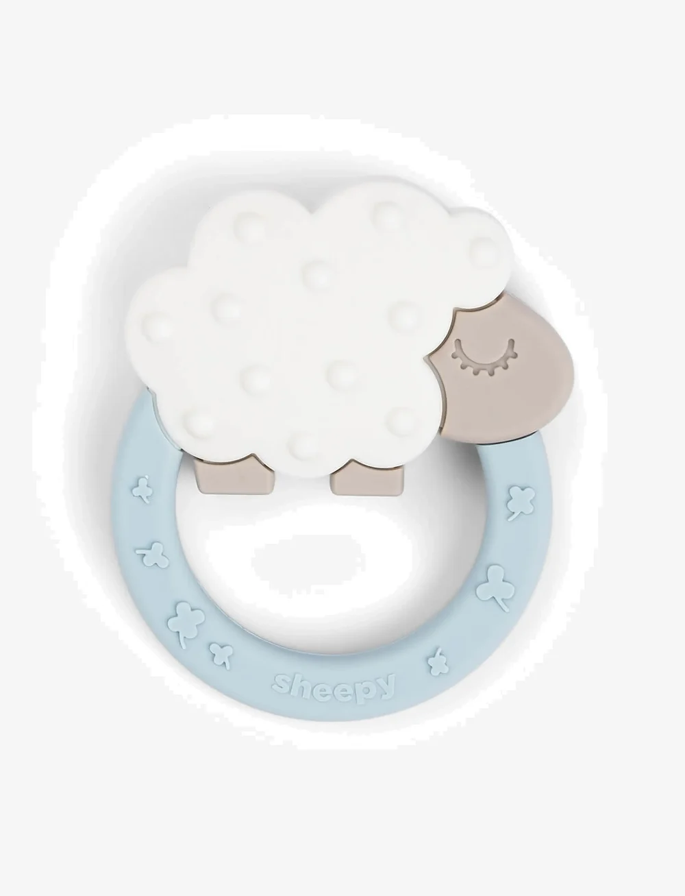 Done by Deer - Teether Sheepy Blue - beißspielzeug - blue - 1