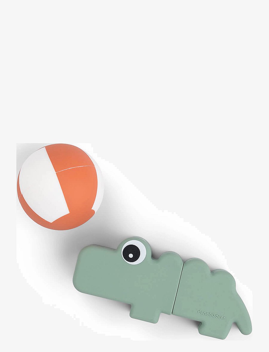 Done by Deer - Bath squirter toy Croco Green - andere wasserspielzeuge - green - 1