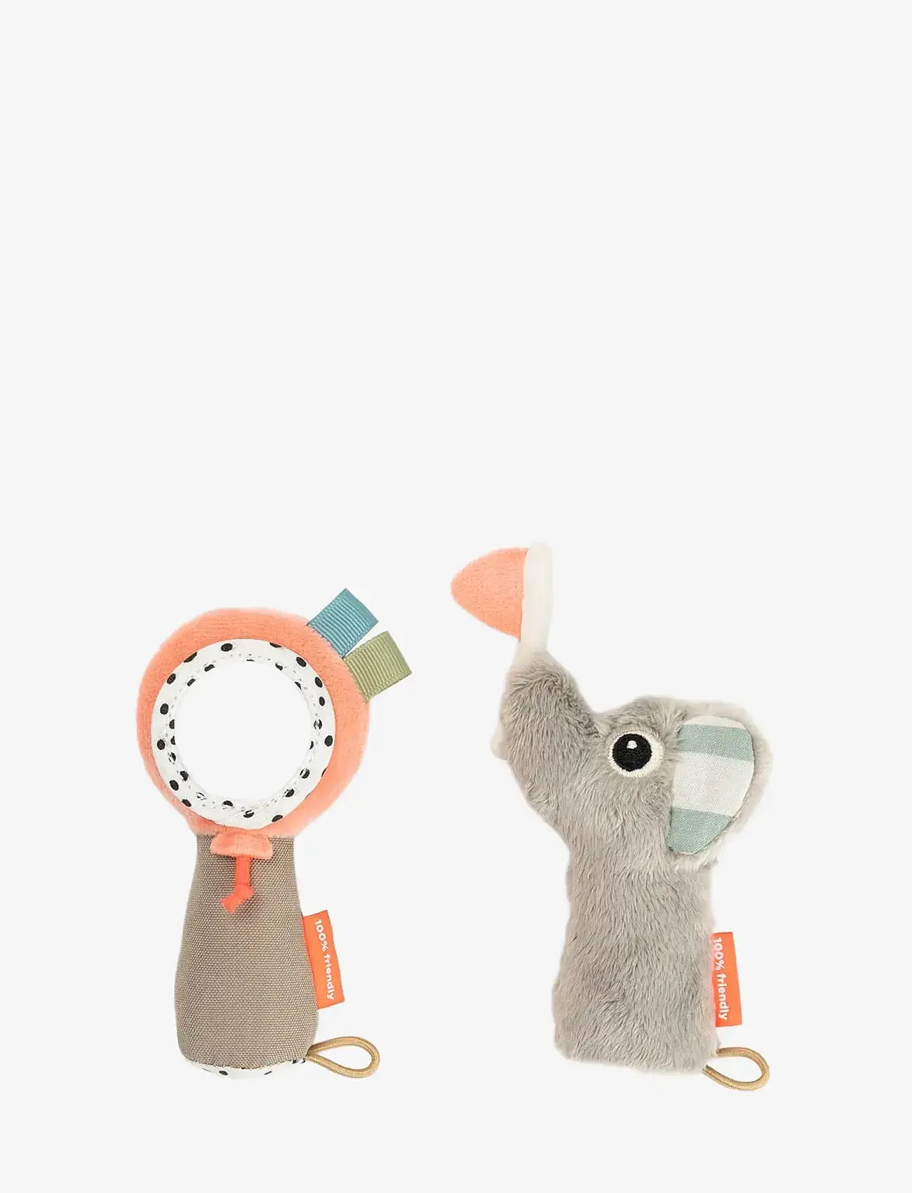 Done by Deer - Sensory rattle mirror set Celebration Colour mix - rasseln - colour mix - 1