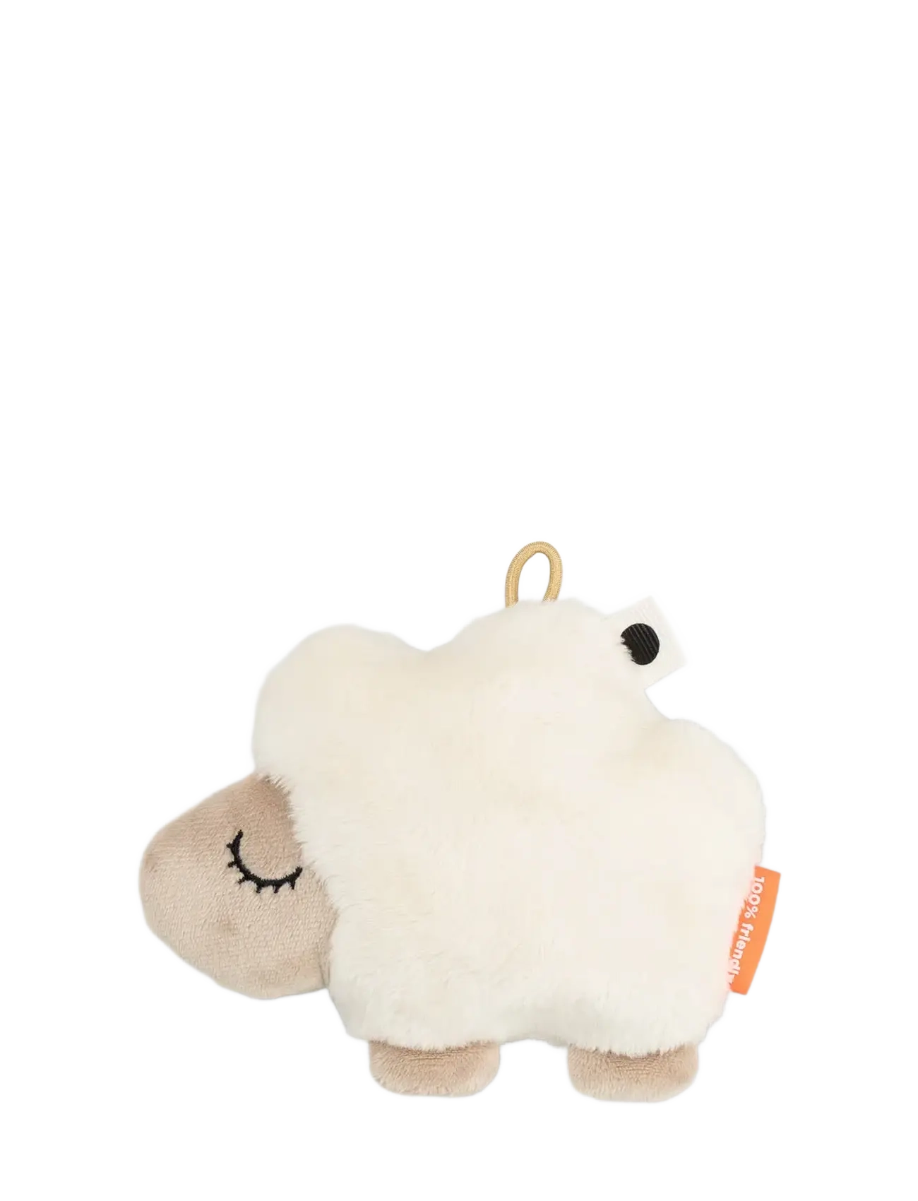 Done by Deer Tiny sensory rattle Sheepy Sand - Tøjdyr - SAND / cream