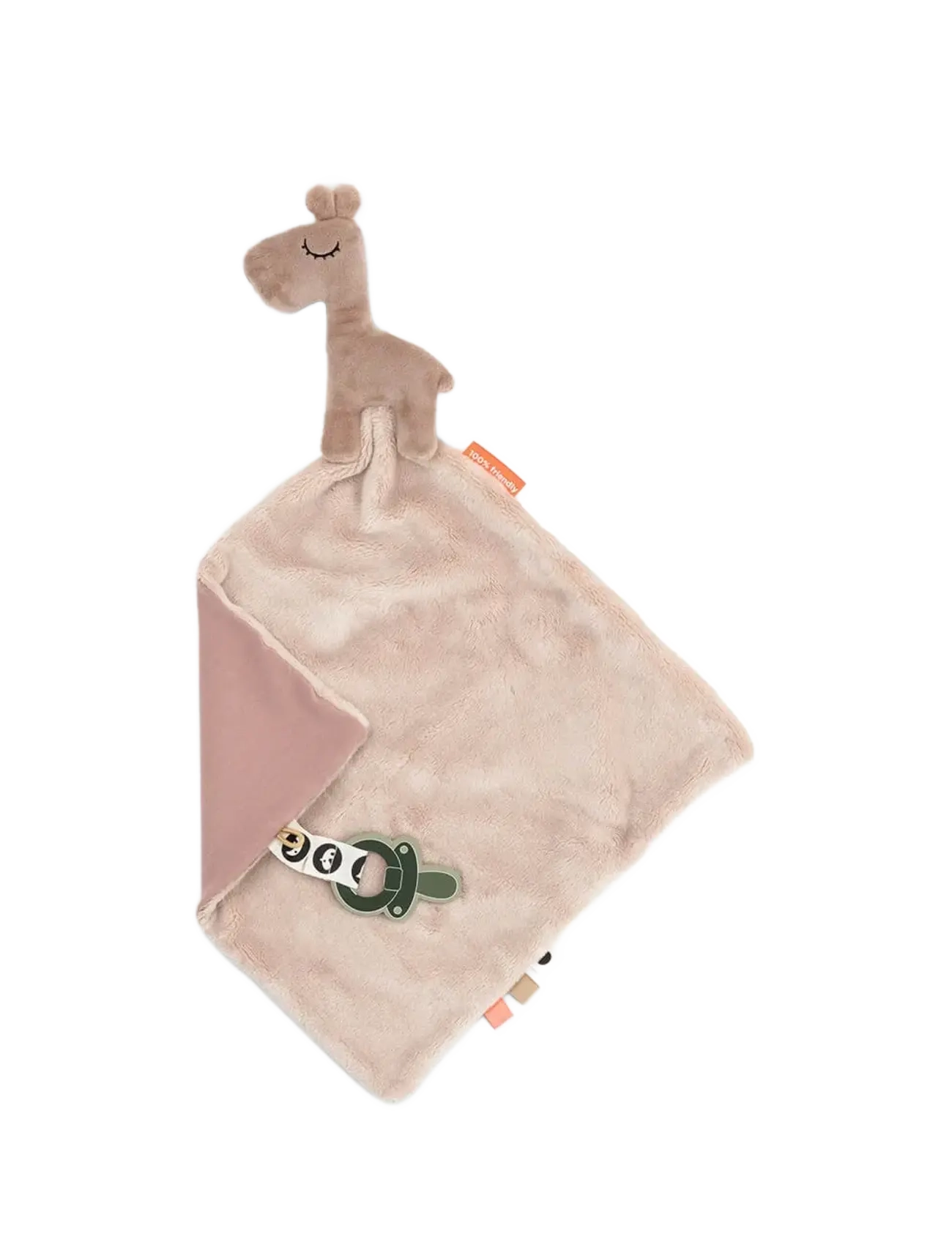 Done by Deer Comfort blanket Raffi Powder - Babyprodukte - POWDER / pink/rose