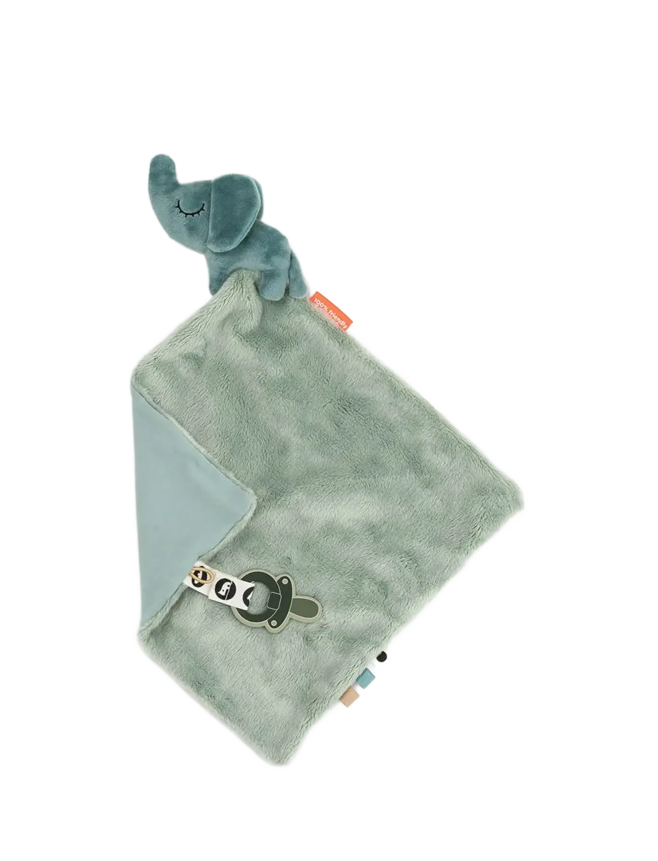 Done by Deer Comfort blanket Elphee Blue - Babyprodukte - BLUE / green