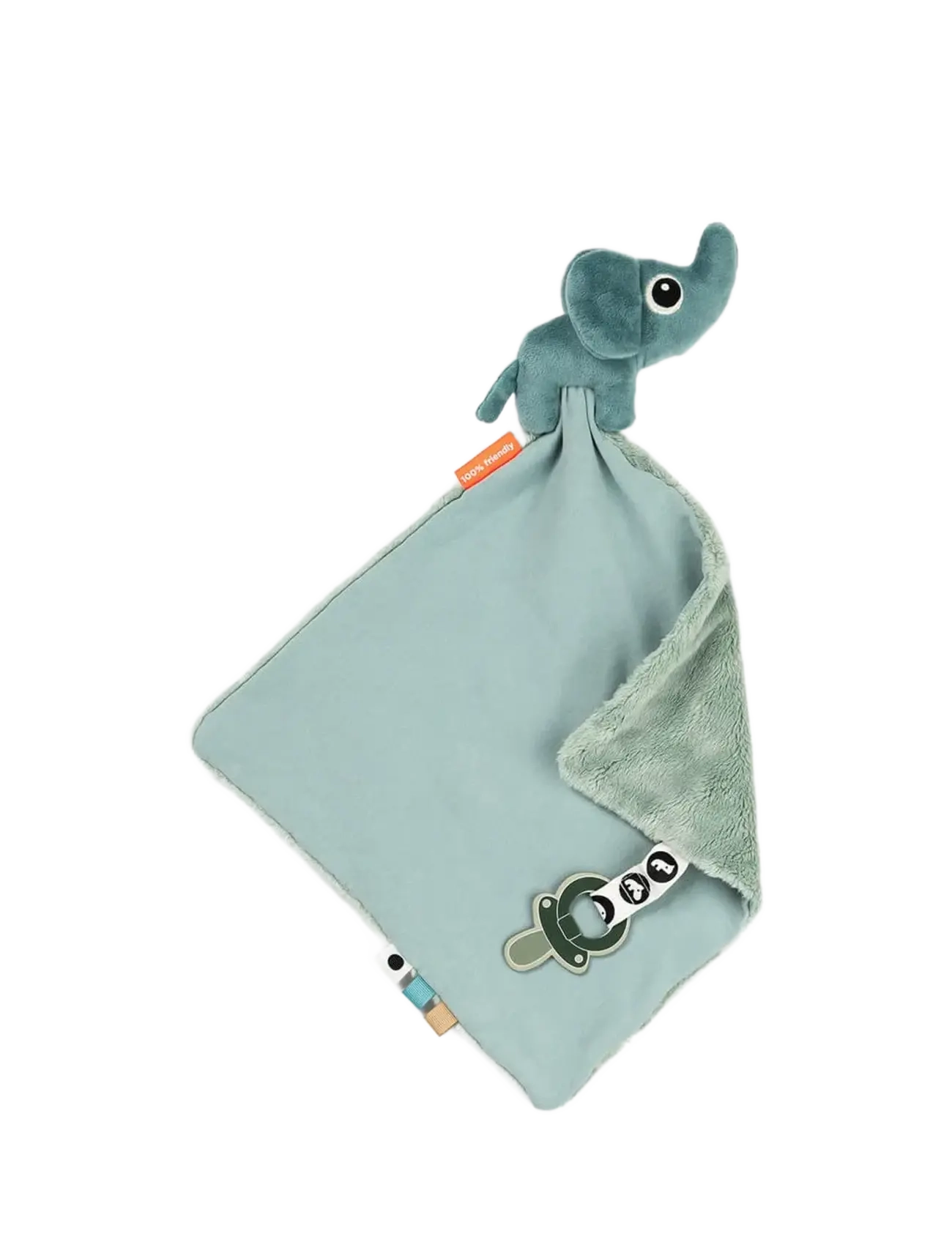Done by Deer - Comfort blanket Elphee Blue - cuddle blankets - blue - 2