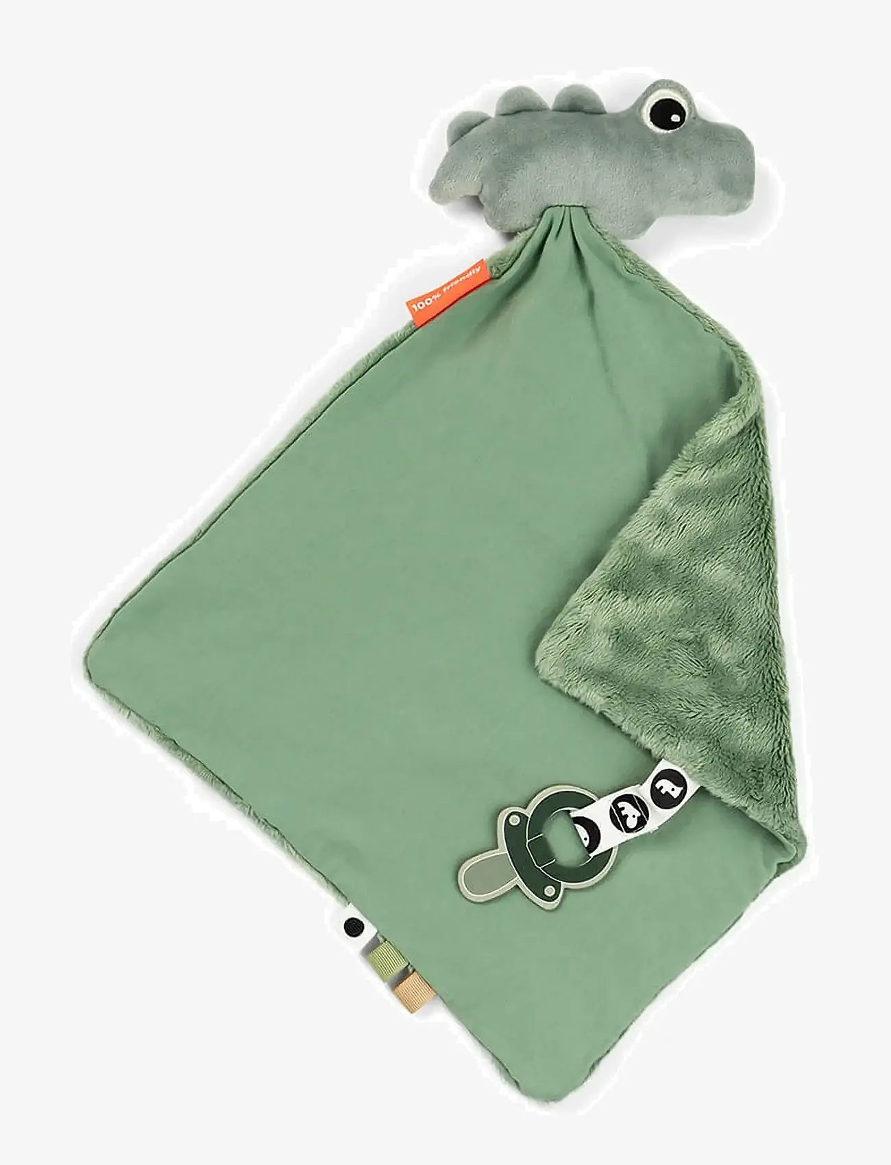 Done by Deer - Comfort blanket Croco Green - kaisutekid - green - 2