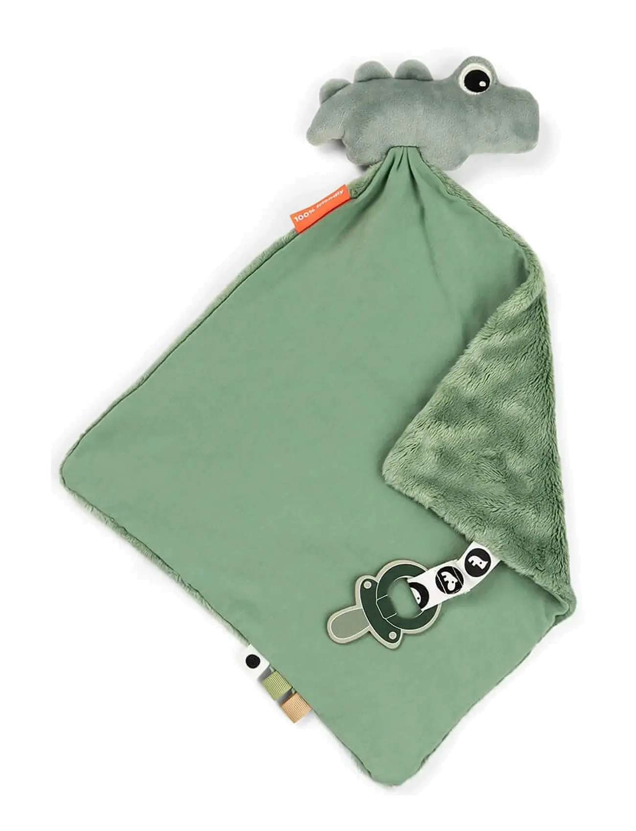 Done by Deer - Comfort blanket Croco Green - cuddle blankets - green - 2