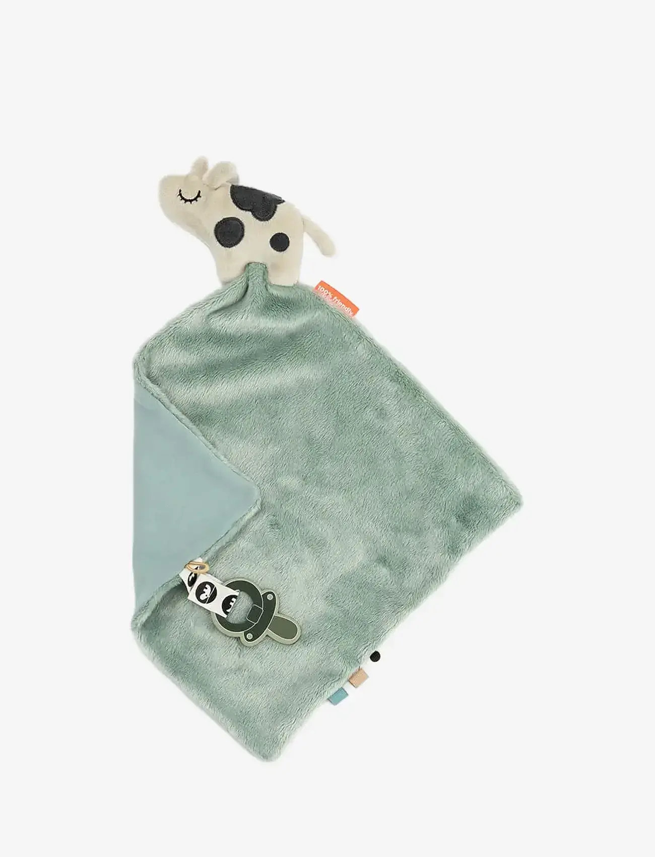 Done by Deer - Comfort blanket Dotti Blue - schmusetuch - blue - 1