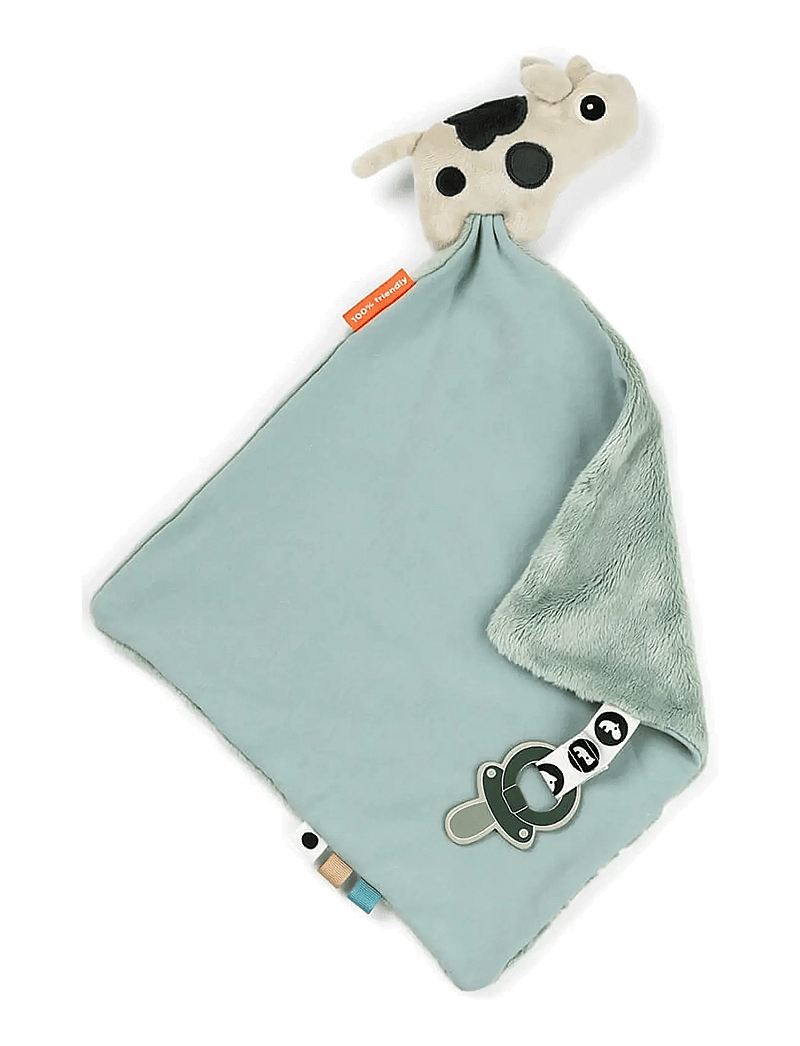 Done by Deer - Comfort blanket Dotti Blue - schmusetuch - blue - 2