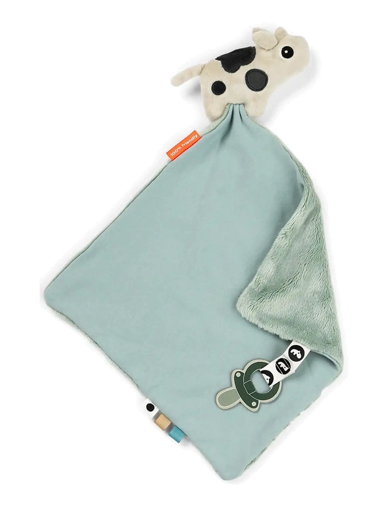 Done by Deer - Comfort blanket Dotti Blue - schmusetuch - blue - 2