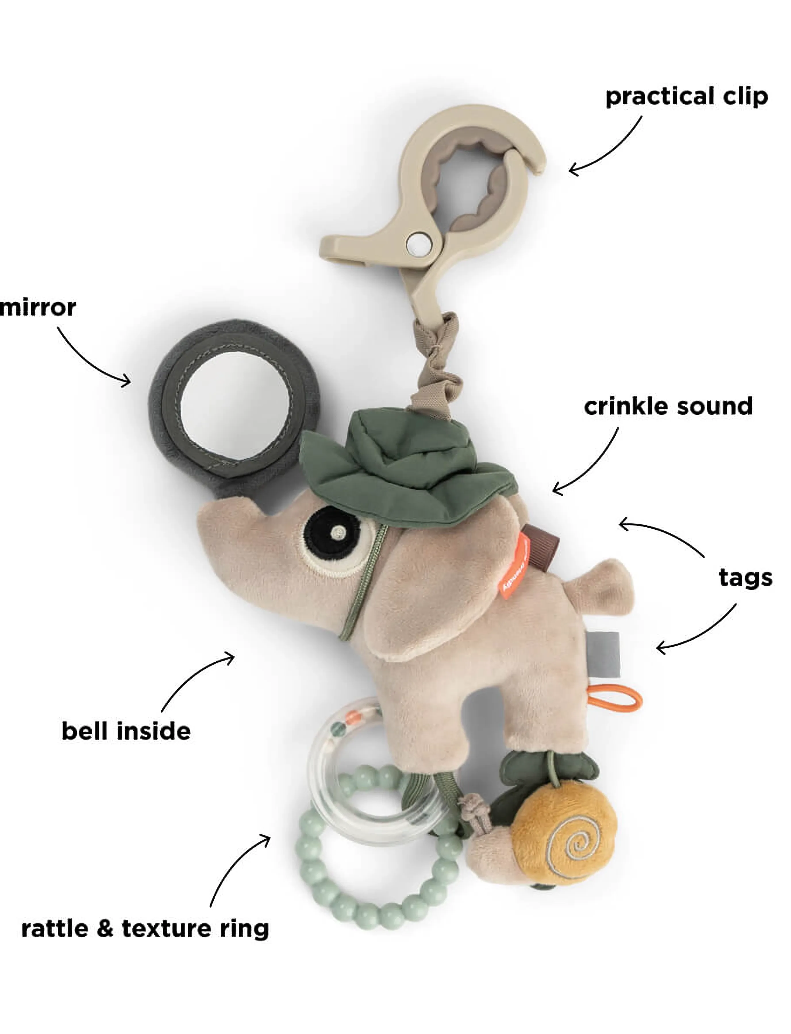 Done by Deer - Activity toy Elphee Tiny trails Sand - interaktives spielzeug - sand - 0