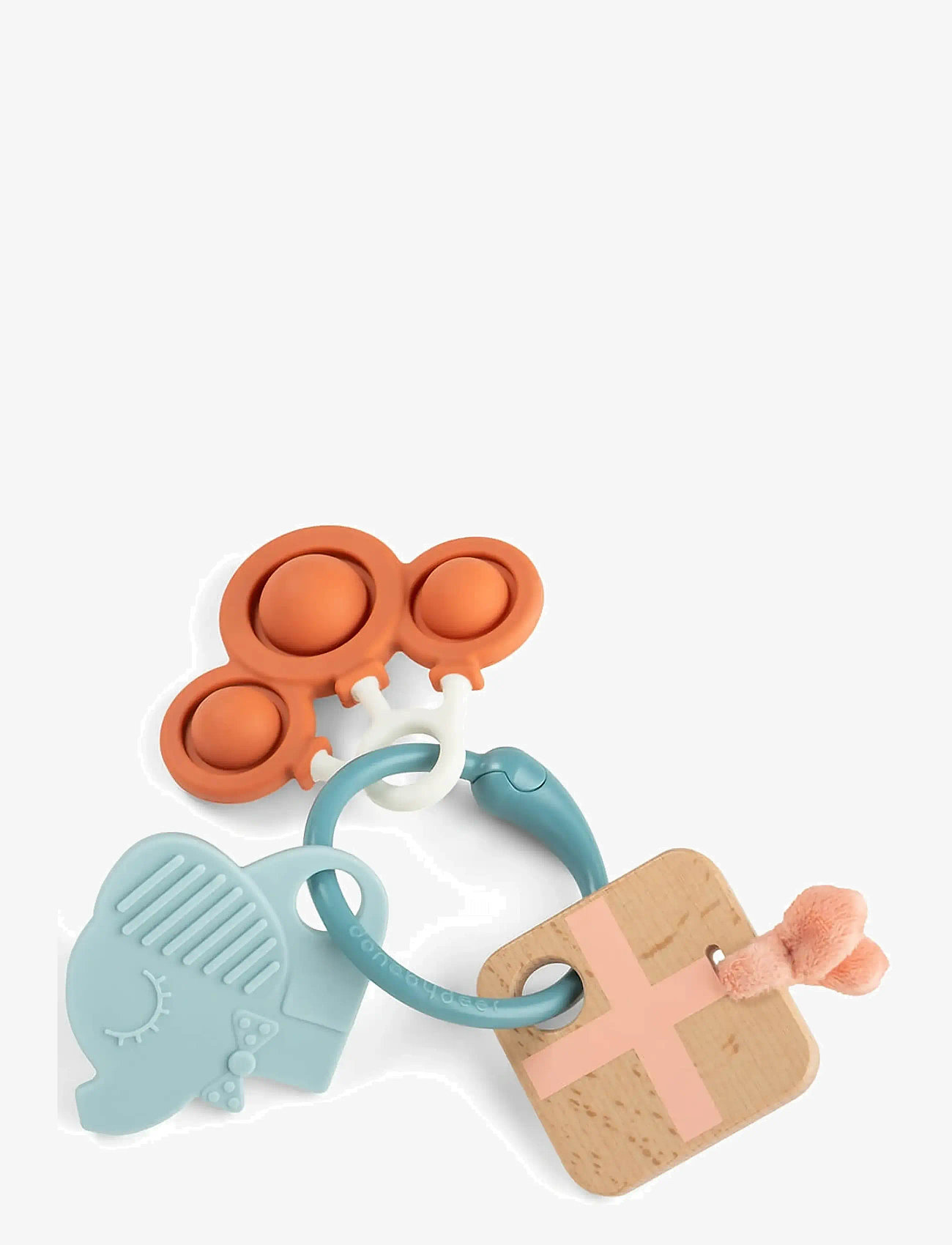 Done by Deer - Sensory activity ring Celebration Colour mix - les jouets de dentition - colour mix - 1