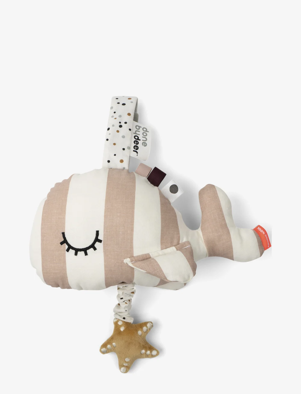 Done by Deer - Musical toy Wally Powder - barnevognslegetøj - powder - 1