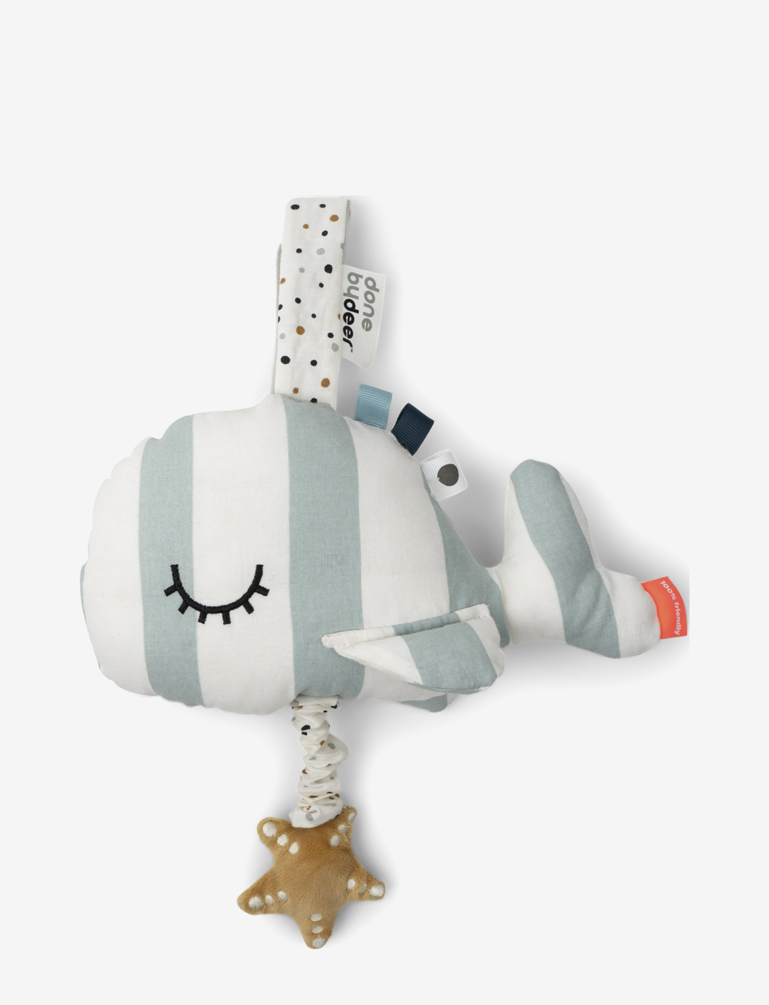 DONE BY DEER Musical Toy Wally Blau Blau - 24.5X 12CM - Kinder