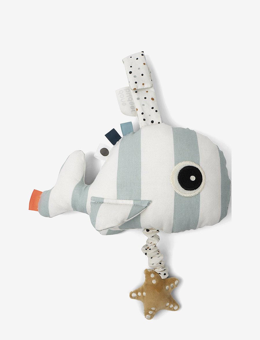 Done by Deer - Musical toy Wally Blue - vankrimänguasjad - blue - 2