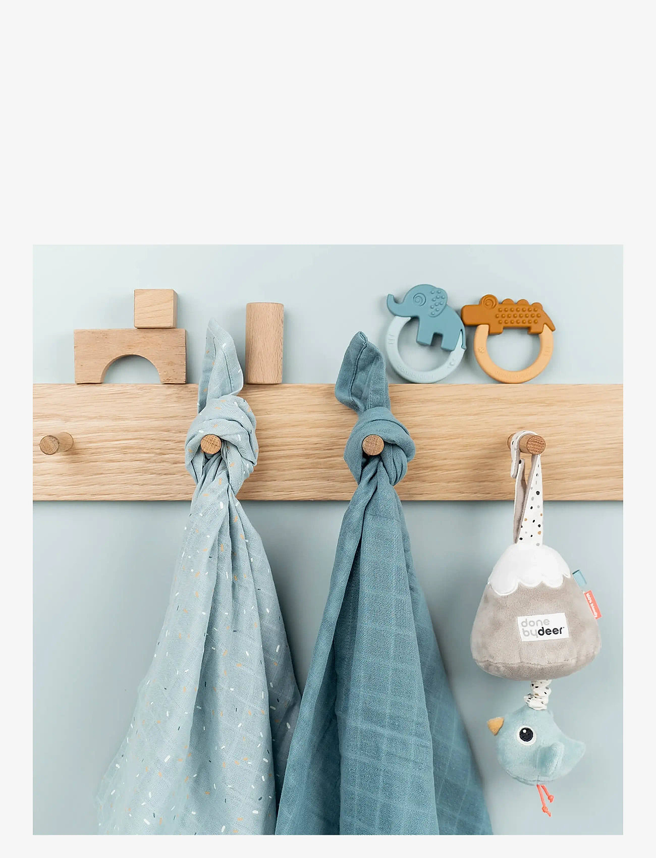 Done by Deer - Musical toy Birdee Colour mix - plüschspielzeug - colour mix - 1