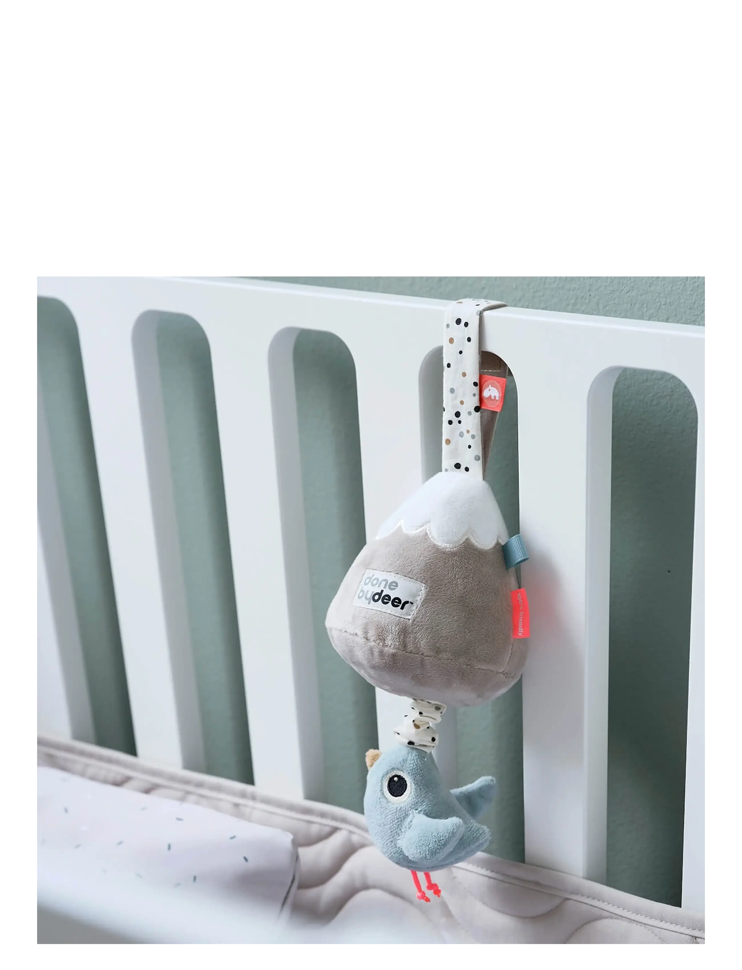 Done by Deer - Musical toy Birdee Colour mix - stuffed toys - colour mix - 2
