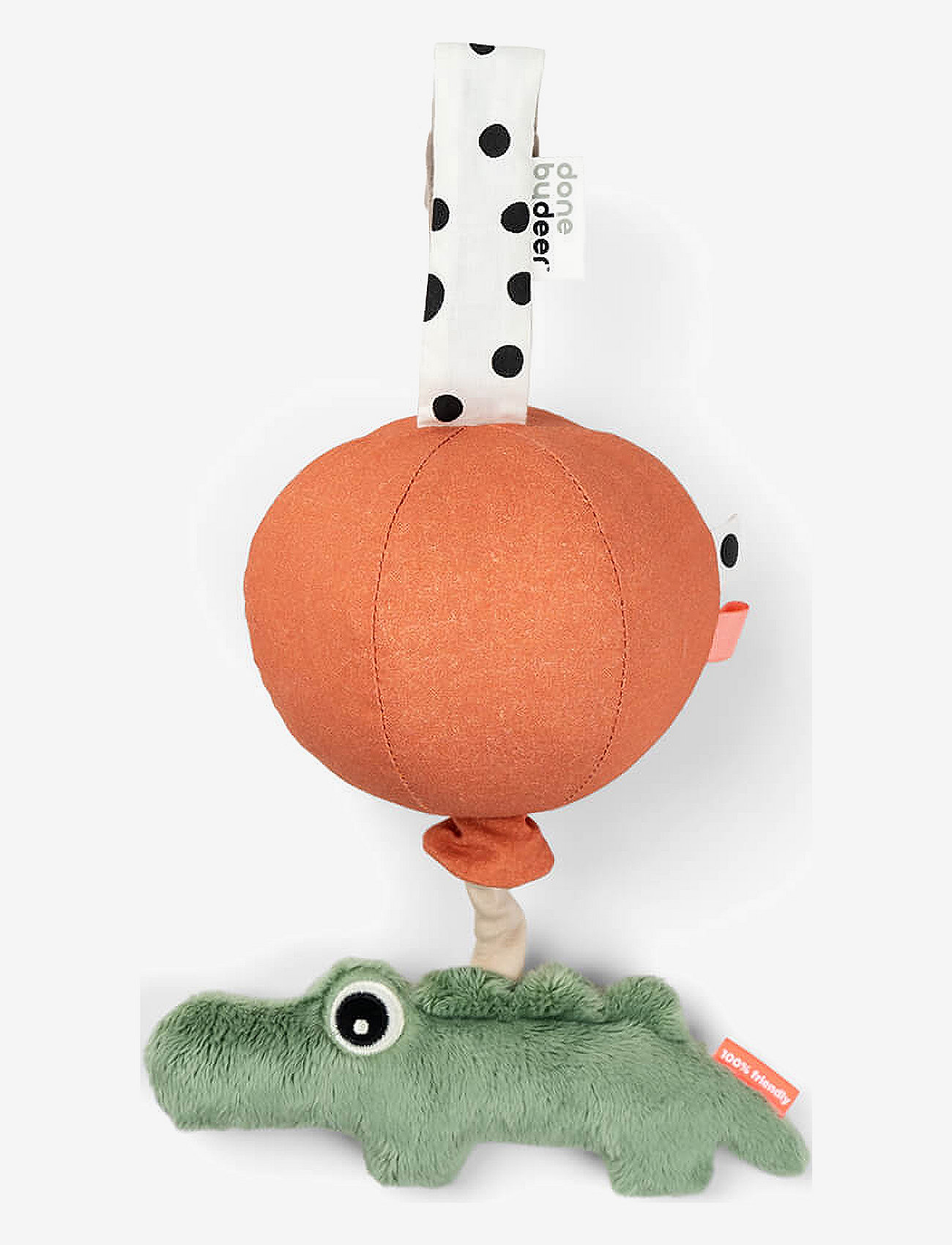 Done by Deer - Musical toy Happy clouds Croco Green - speldosor - green - 1