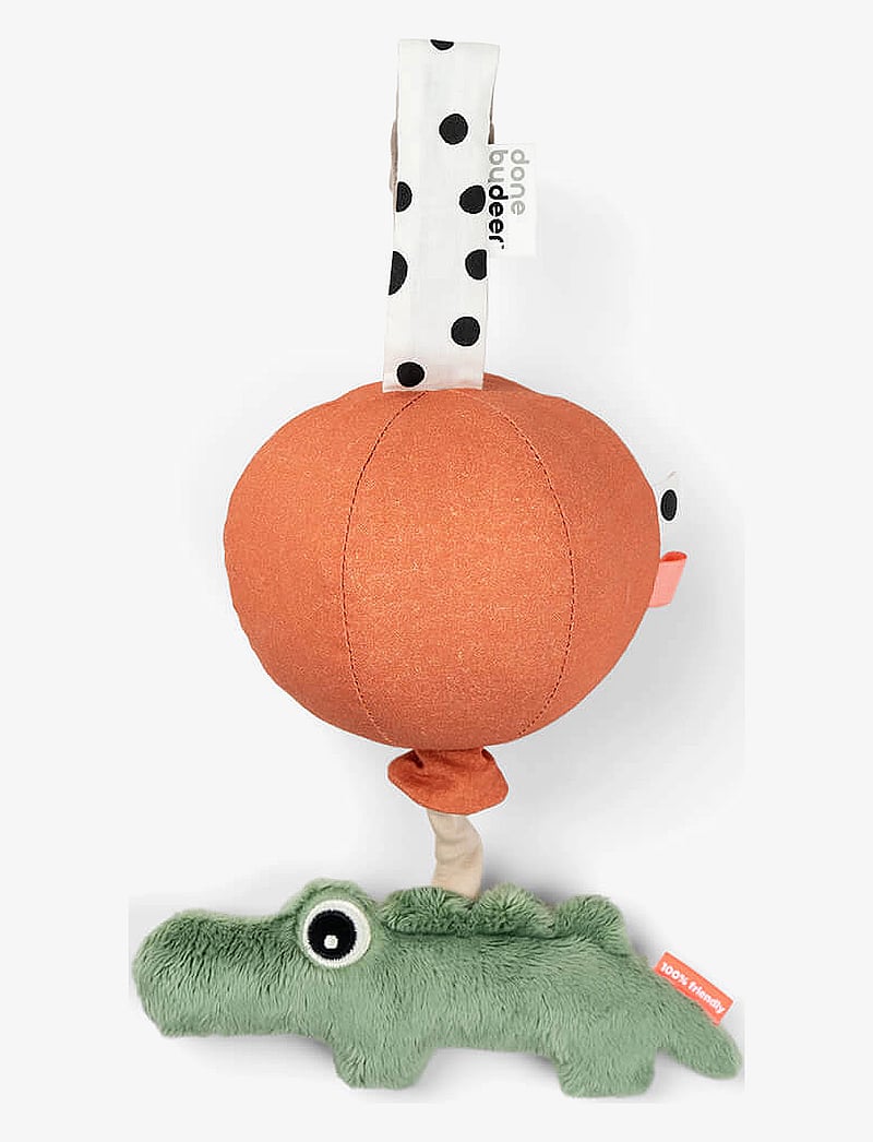 Done by Deer - Musical toy Happy clouds Croco Green - speldosor - green - 1