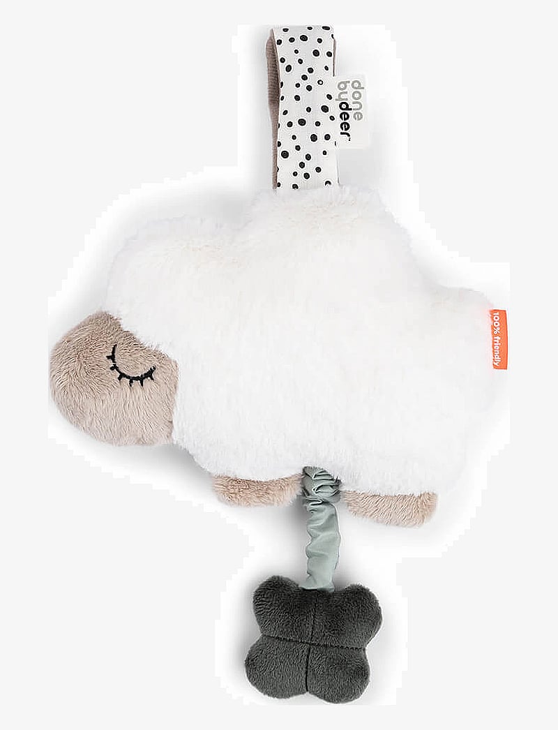 Done by Deer - Musical toy Sheepy Sand - baby-mobiles - sand - 1
