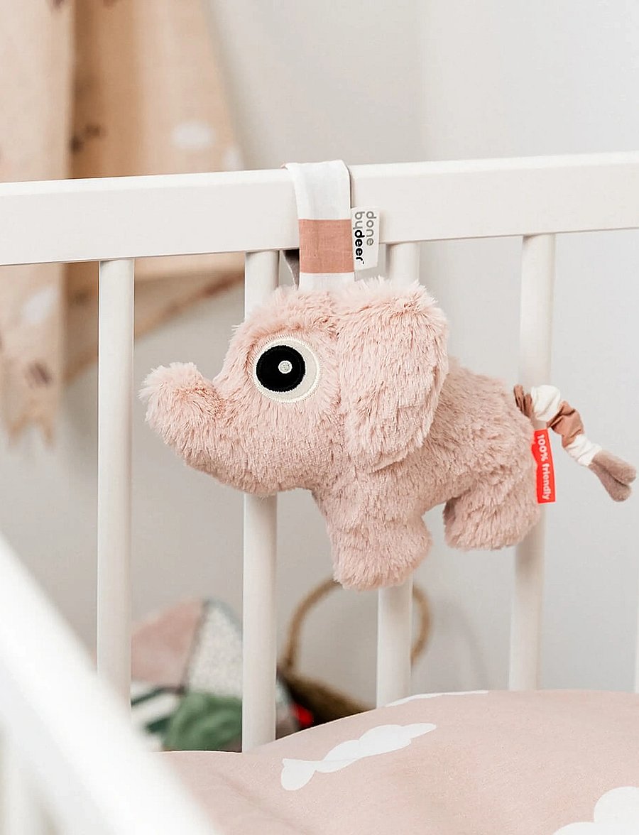 Done by Deer - Musical toy Elphee Powder - kuscheltiere - powder - 0