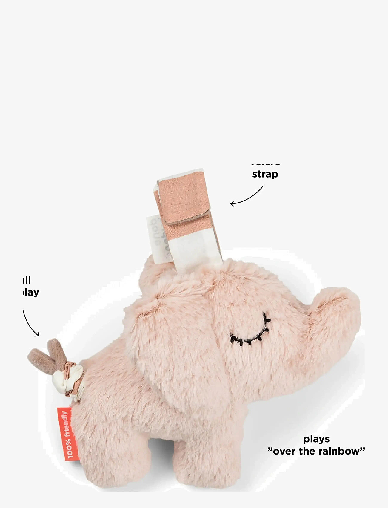 Done by Deer - Musical toy Elphee Powder - mjukisdjur - powder - 3