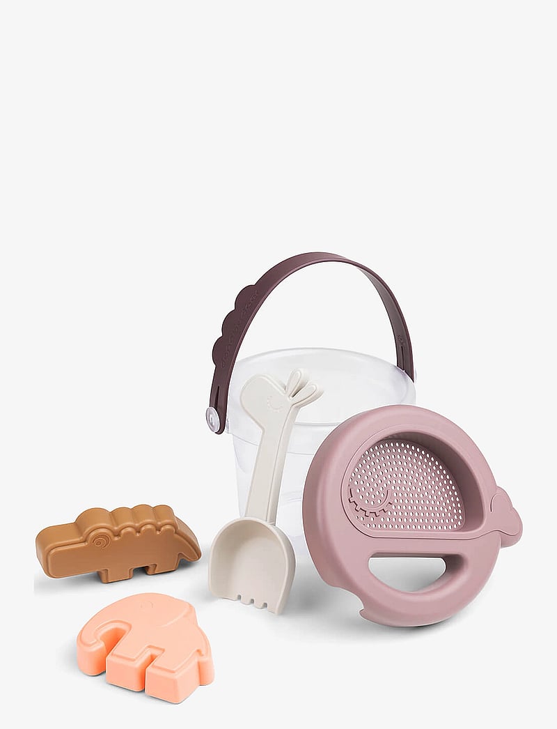 Done by Deer - Sand play set 5 pcs Deer friends Powder mix - sandleksaker - powder mix - 0