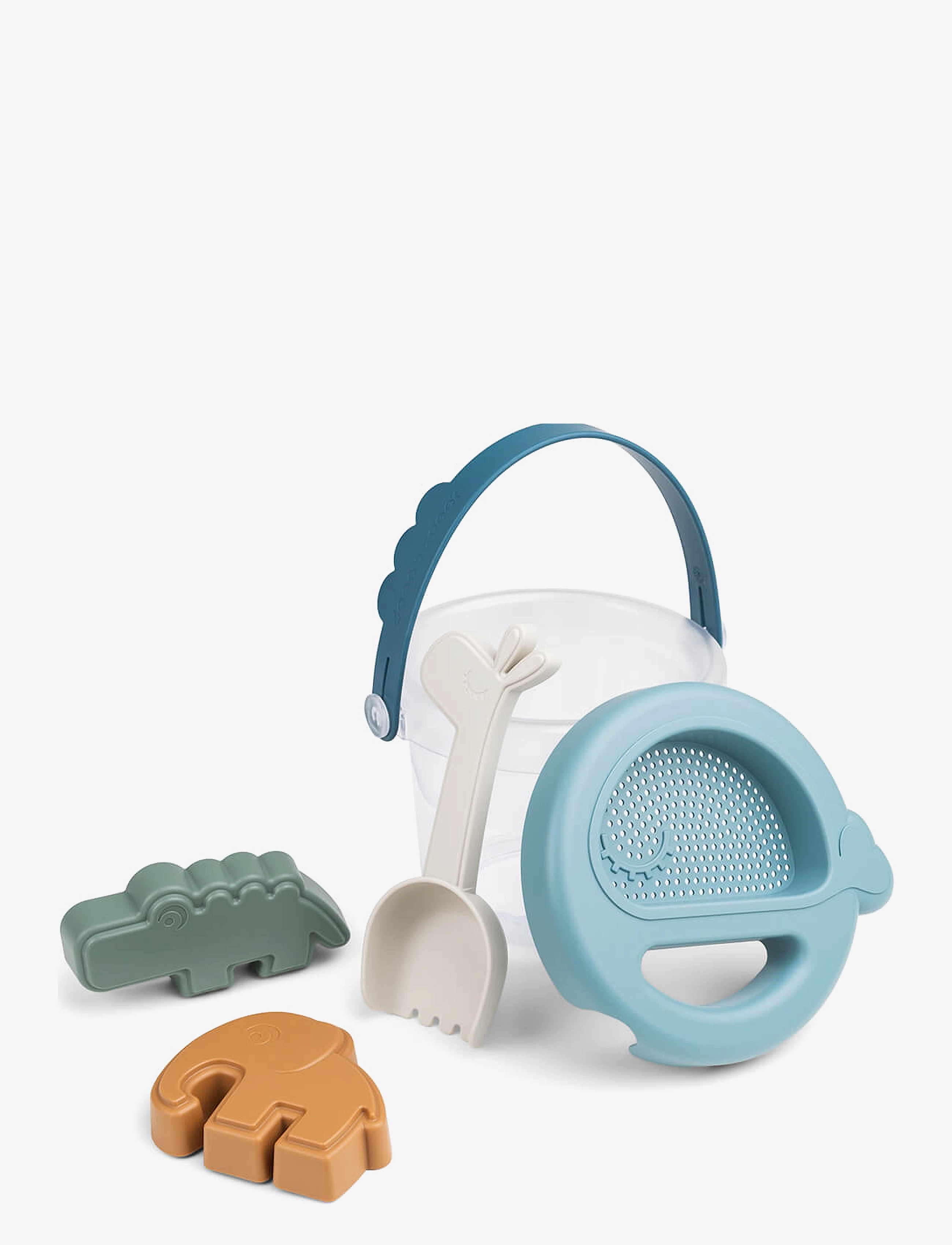 Done by Deer Sand play set 5 pcs Deer friends Blue mix - Udendørs legetøj - BLUE MIX / multi