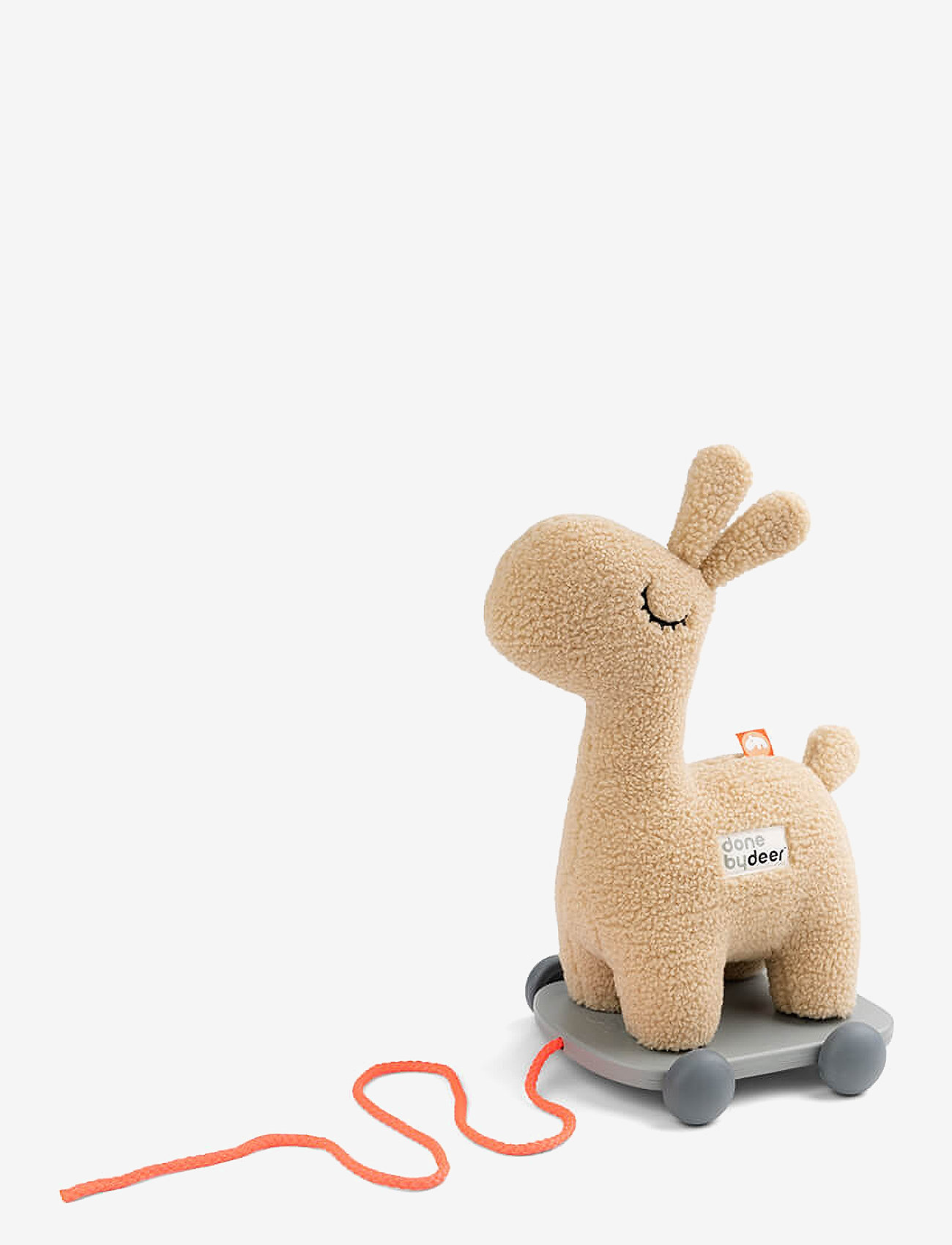 Done by Deer Pull Along 2-In-1 Toy Lalee Sand, Børn, Pull Along Legetøj, Beige, Str: LALEE:36X 24X 11.5CM.WAGON:14X 19CM