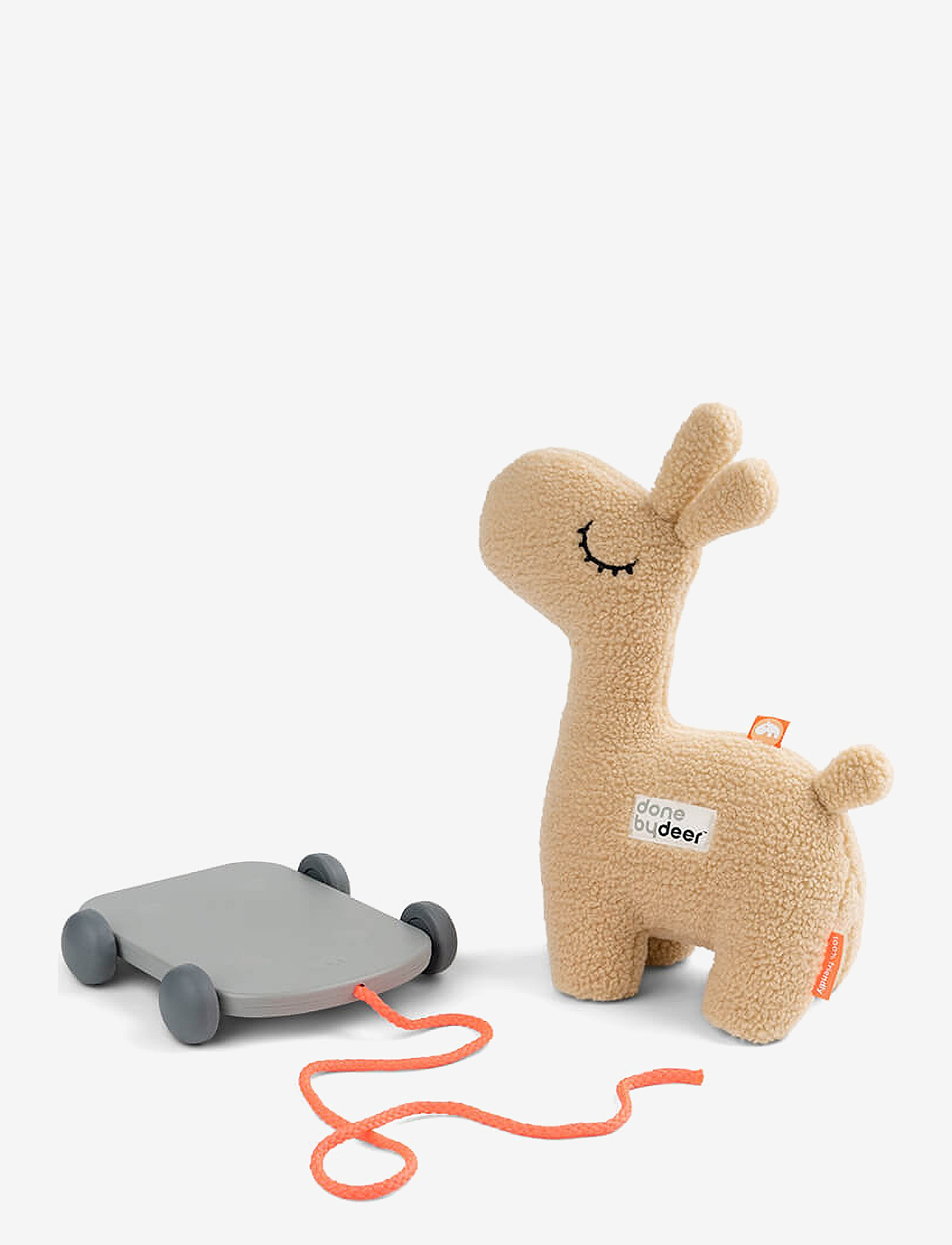 Done by Deer - Pull along 2-in-1 toy Lalee Sand - træklegetøj - sand - 1