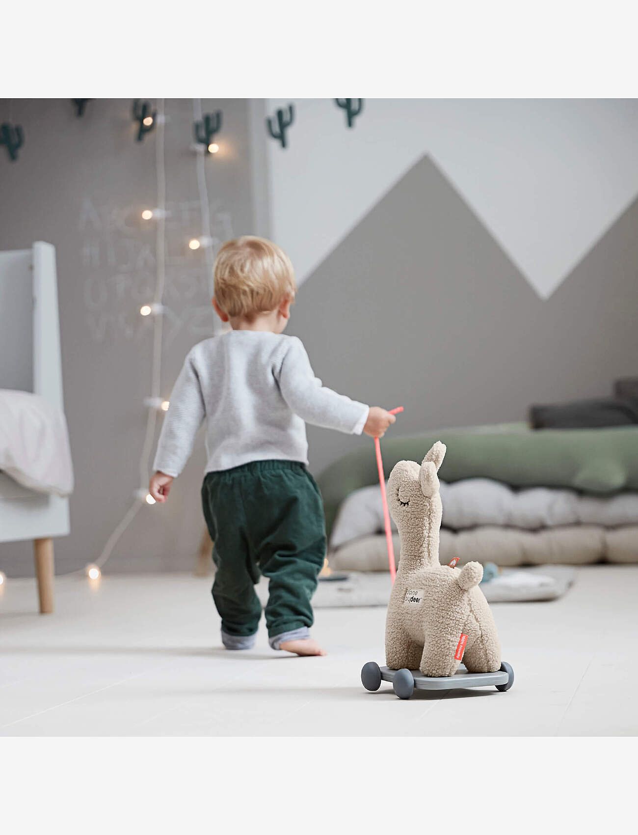 Done by Deer - Pull along 2-in-1 toy Lalee Sand - træklegetøj - sand - 3