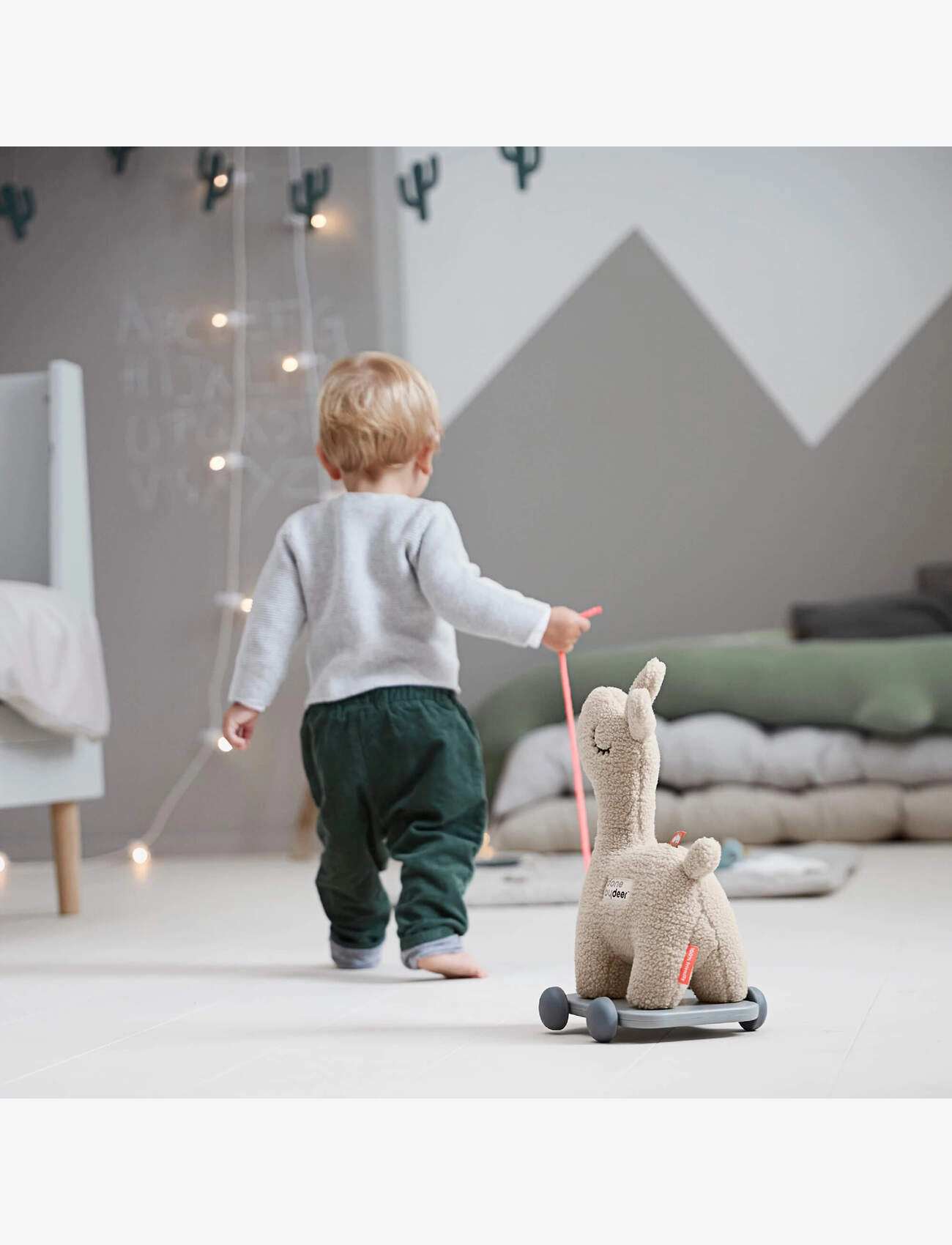 Done by Deer - Pull along 2-in-1 toy Lalee Sand - træklegetøj - sand - 3