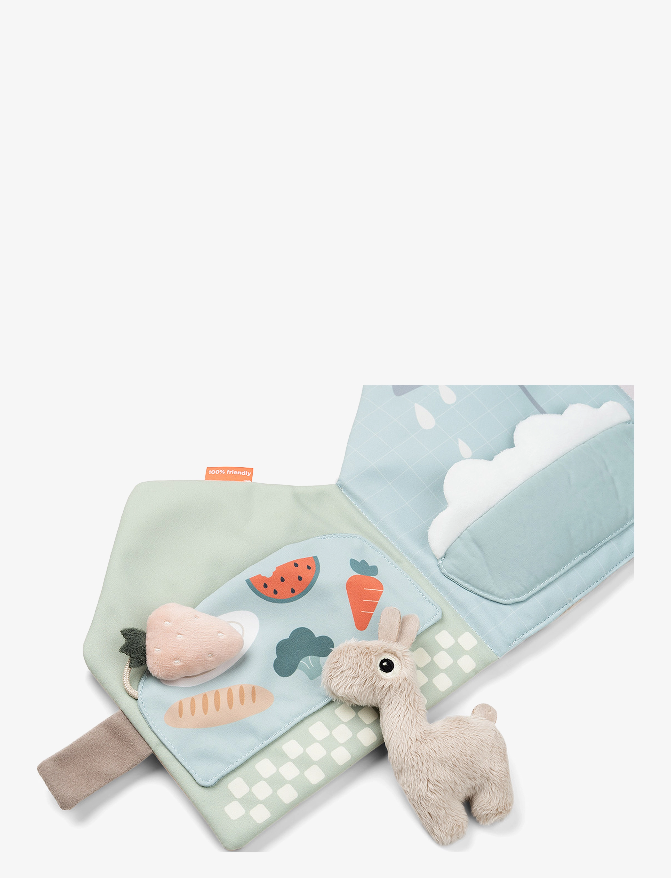 Done by Deer - Lalee's home soft book Lalee Sand - interaktiivsed mänguasjad - sand - 2