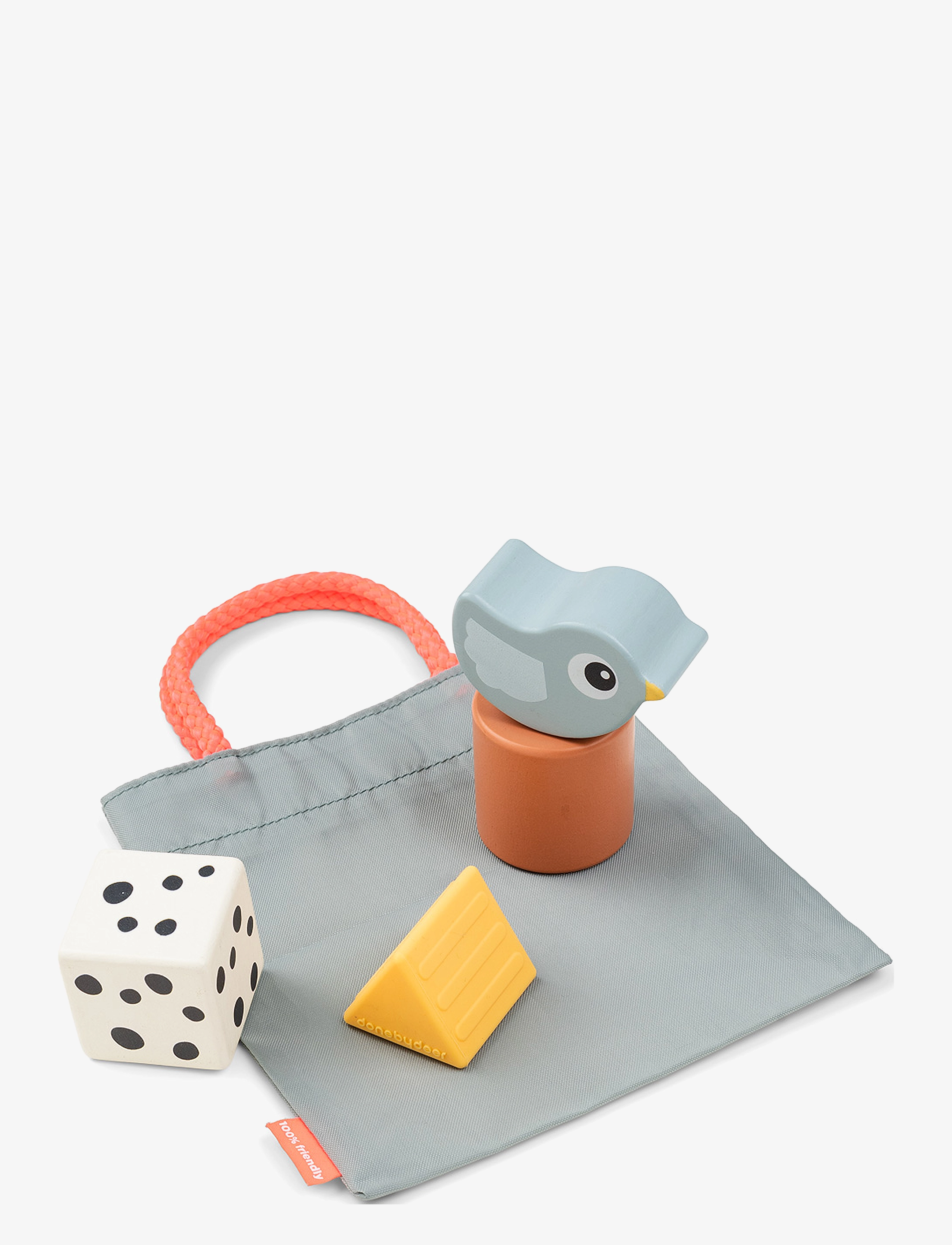 Done by Deer Sanseklodser 4 Stk. Birdee Farvemix, One Size, Educational Spielzeug, Mehrfarbig/gemustert - Activity Kinder