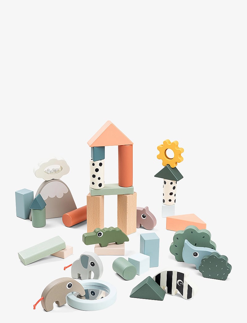 Done by Deer - Building block set 34 pcs Deer friends Colour mix - geschenke unter 100€ - colour mix - 0