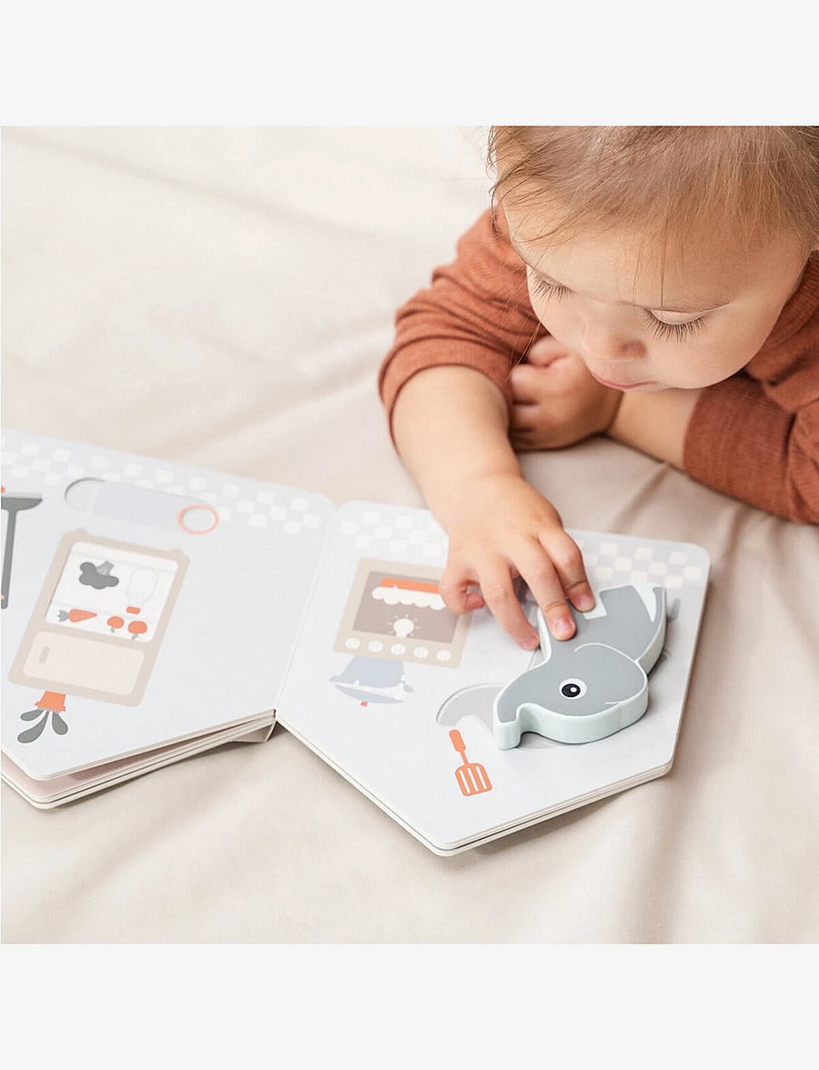 Done by Deer - Elphee's home board book Deer friends Colour mix - jouets interactifs - colour mix - 5