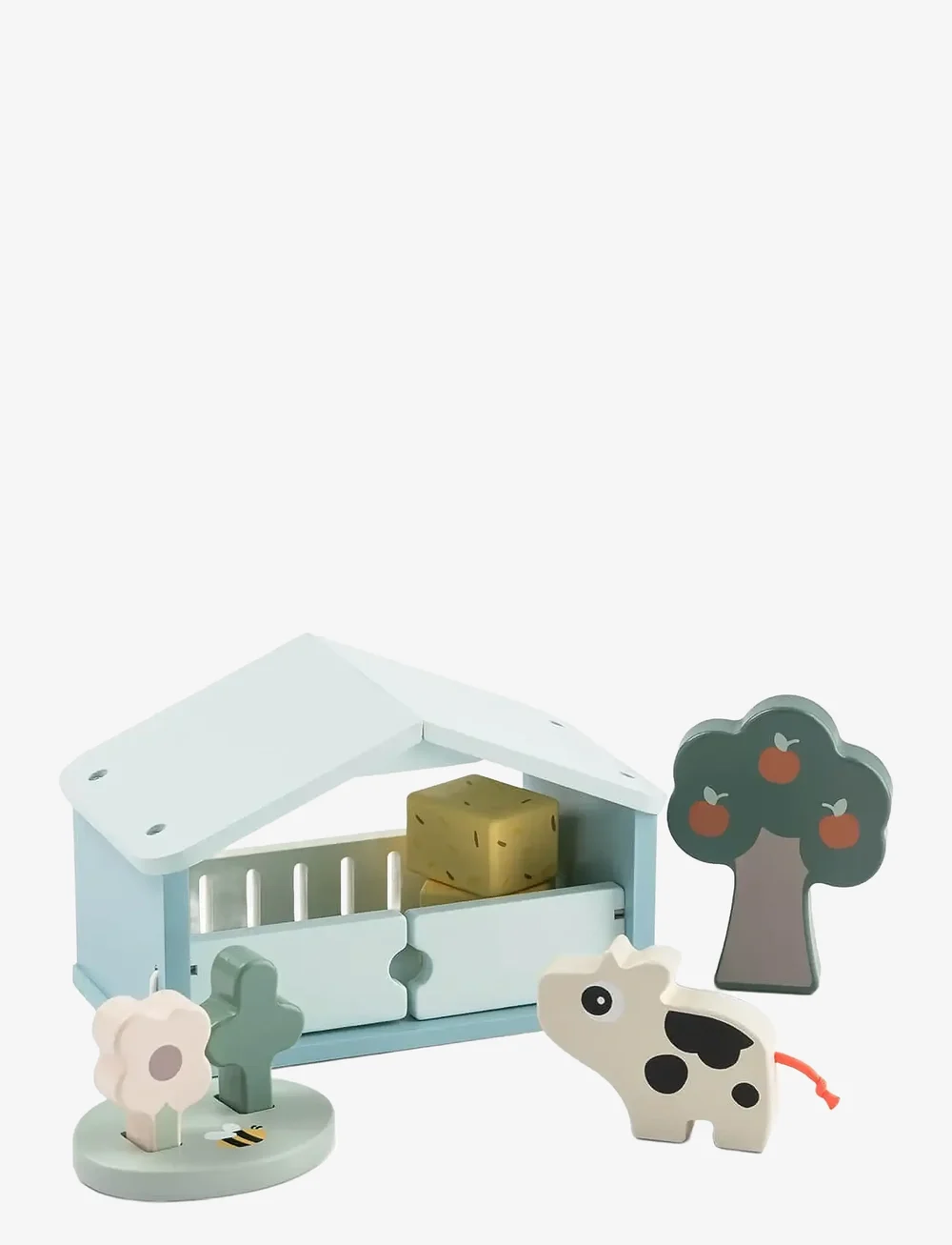 Done by Deer - Tiny farm play set Dotti Colour mix - träfigurer - colour mix - 1
