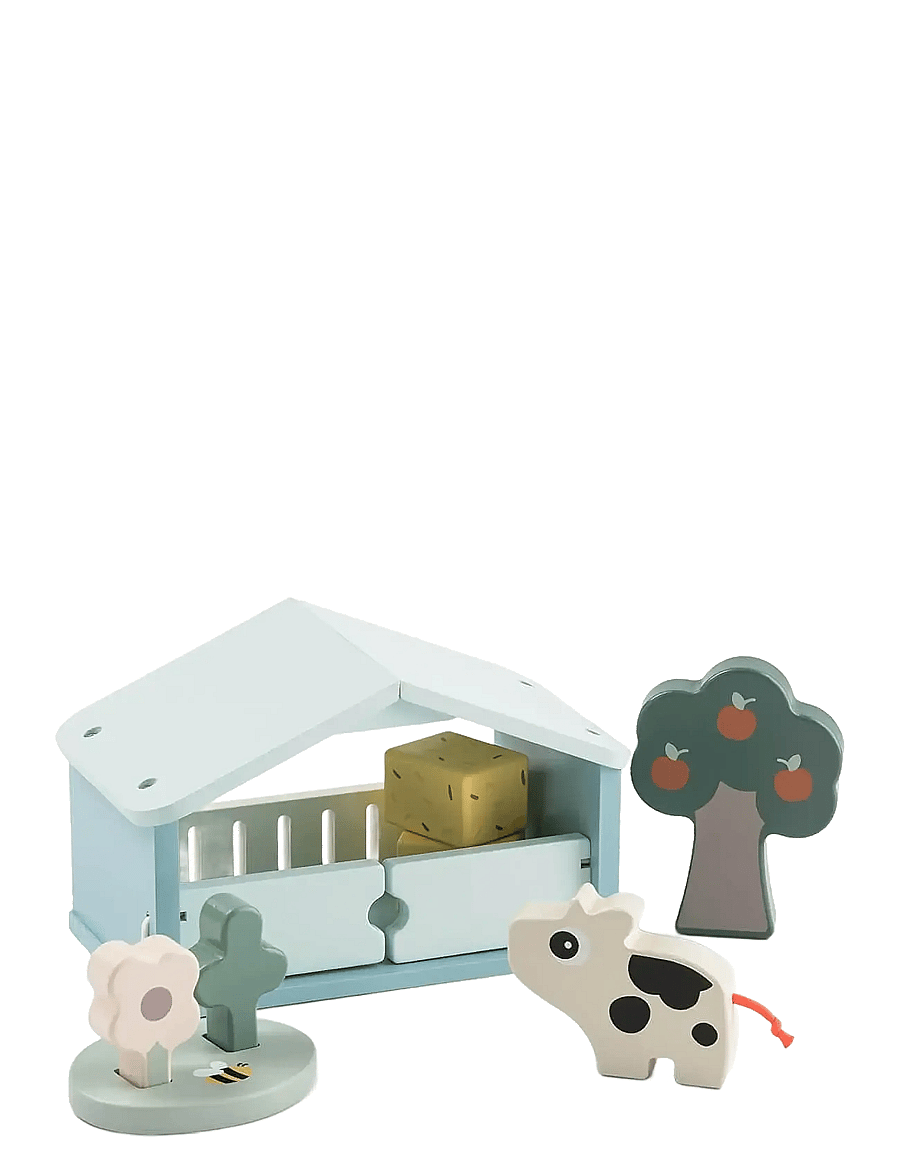 Done by Deer - Tiny farm play set Dotti Colour mix - tréfígúrur - colour mix - 1