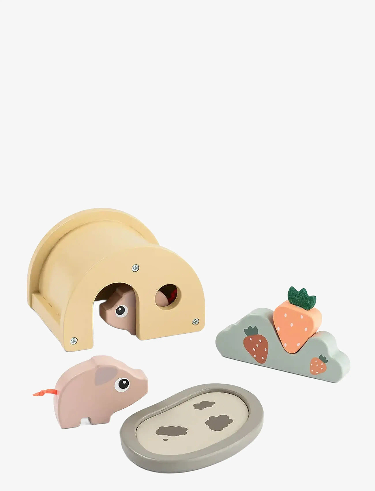 Done by Deer - Tiny farm play set Pigee Colour mix - dyr - colour mix - 1