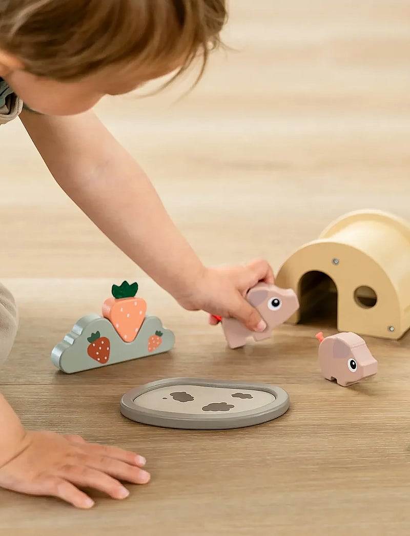 Done by Deer - Tiny farm play set Pigee Colour mix - loomad - colour mix - 0