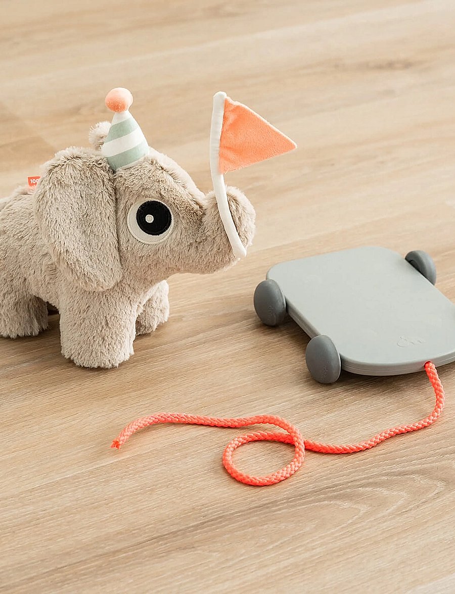 Done by Deer - Pull along 2-in-1 toy Elphee Sand - traukiami žaislai - sand - 5