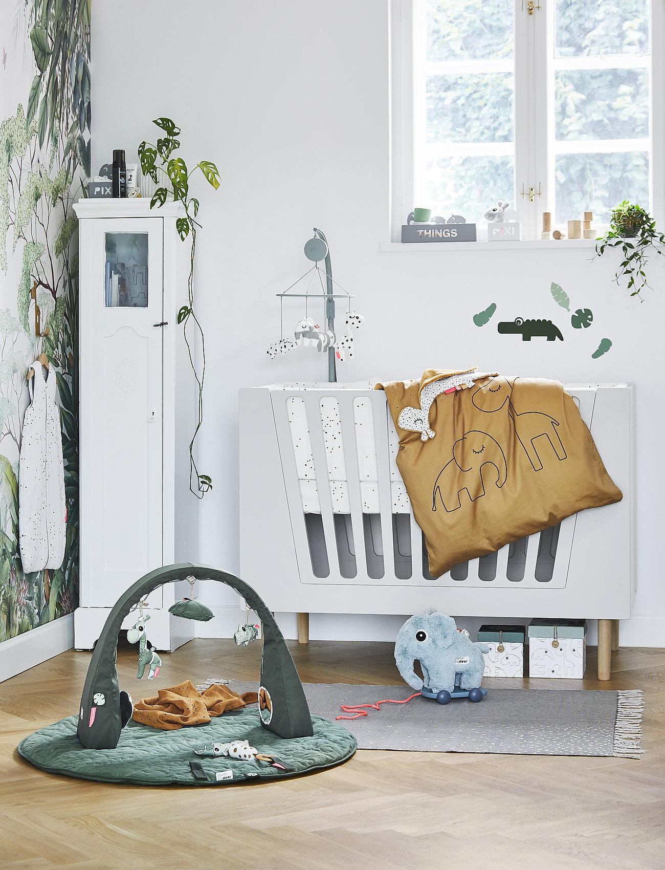 Done by Deer - Pull along Elphee Blue - dragleksaker - blue - 3