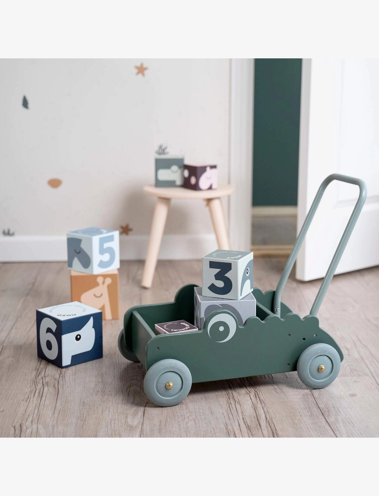 Done by Deer - Stacking cubes Deer friends Colour mix - zemākās cenas - colour mix - 1